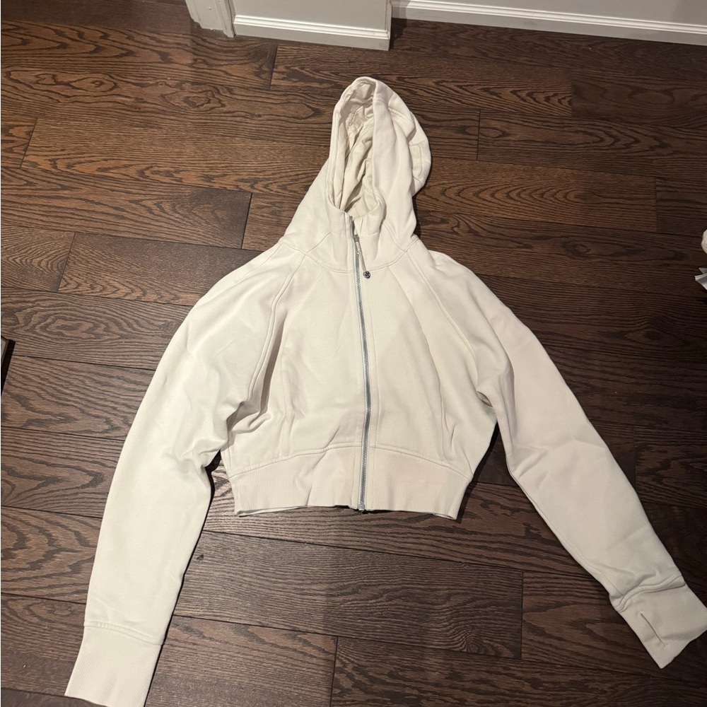 lululemon athletica Cream Hoodie Sweater